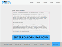 Tablet Screenshot of povpornstars.com